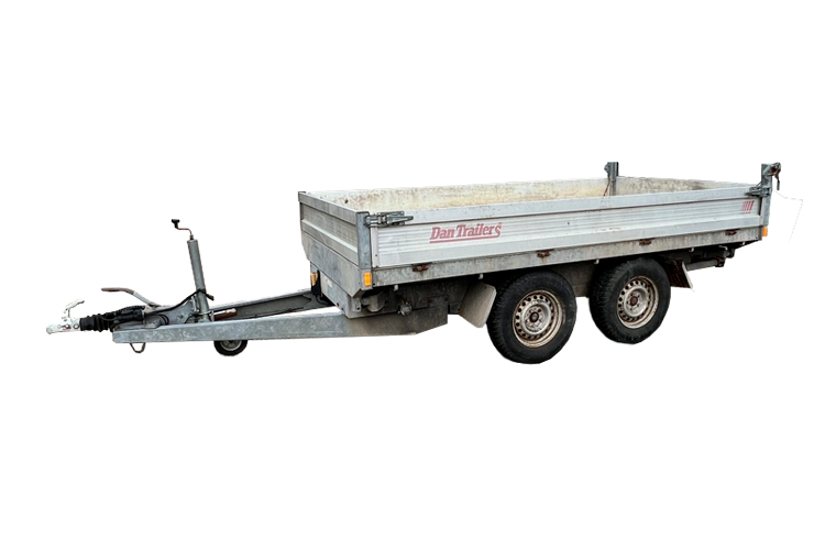 Trailer udlejning af trailer 3500kg 3 vejs tips fritlagt